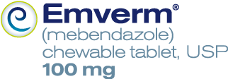 EMVERM (mebendazole) 100-mg Chewable Tablet